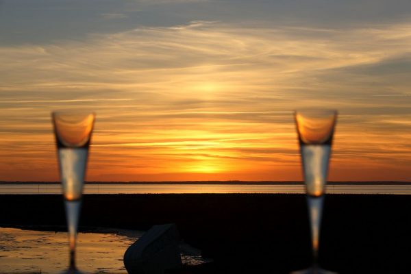 Sonnenuntergang über Föhr