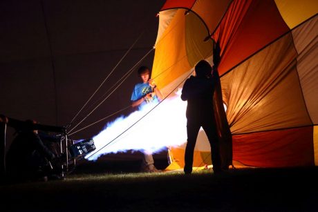 Flugplatz Lilienthal Ballonglühen