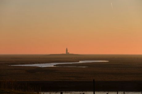 blaue STunde auf der Hallig