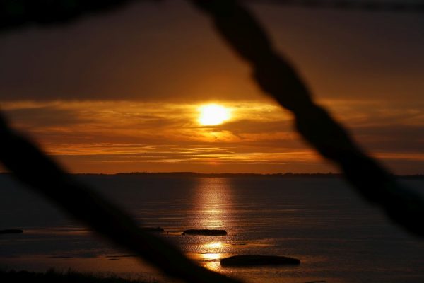 Sonnenuntergang vor der Insel Föhr