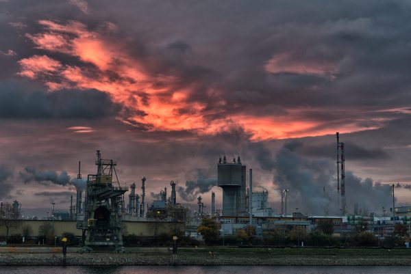 Abendrot sorgt für eine Dramatik