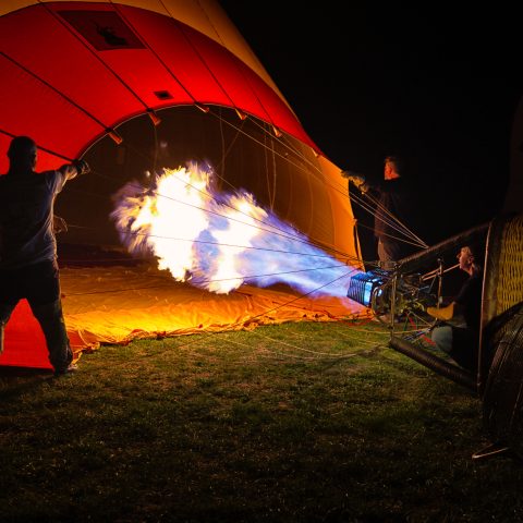 Ballonglühen Flugplatzfest Lachen-Speyerdorf 2025