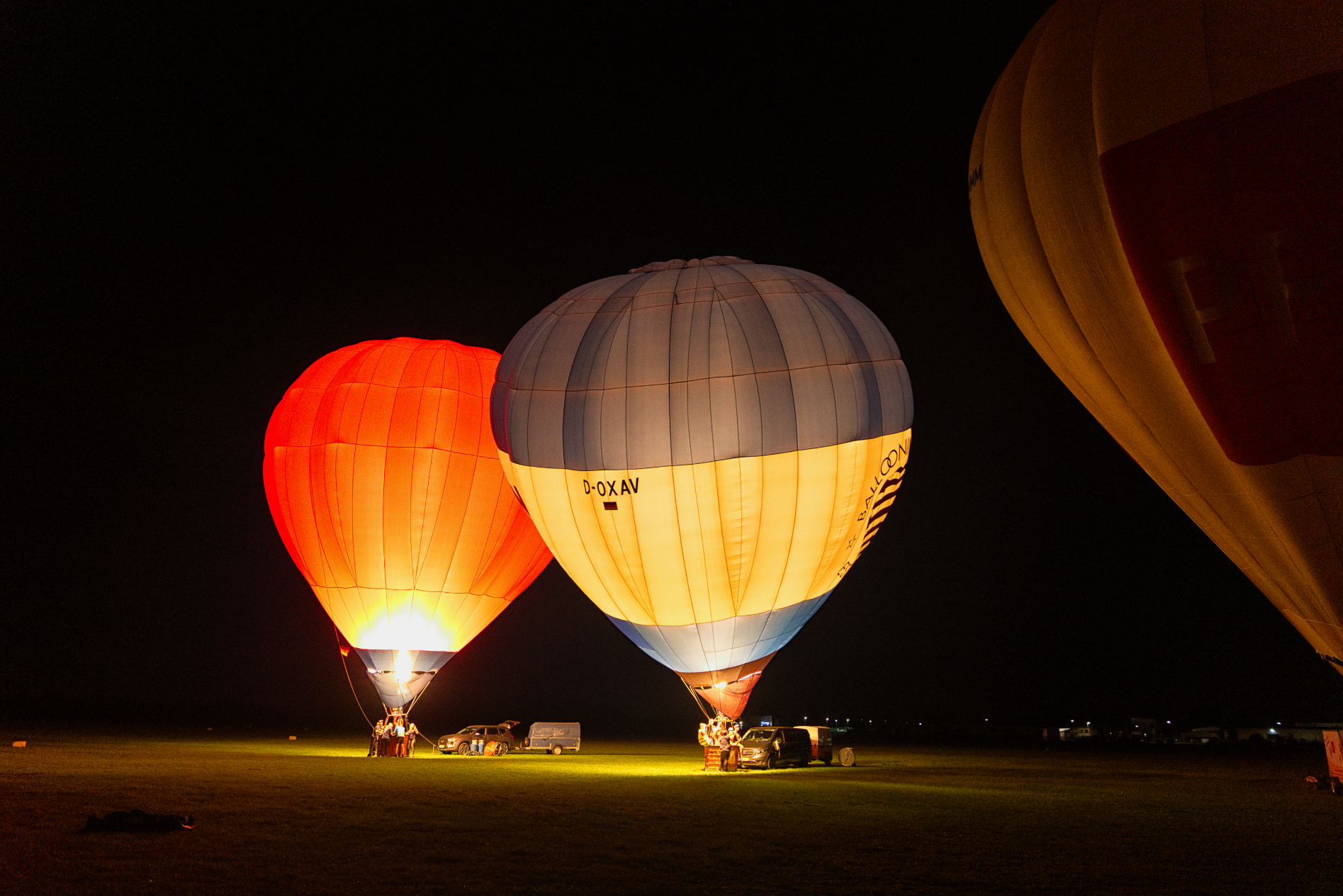 Ballonglühen Flugplatzfest Lachen-Speyerdorf 2025