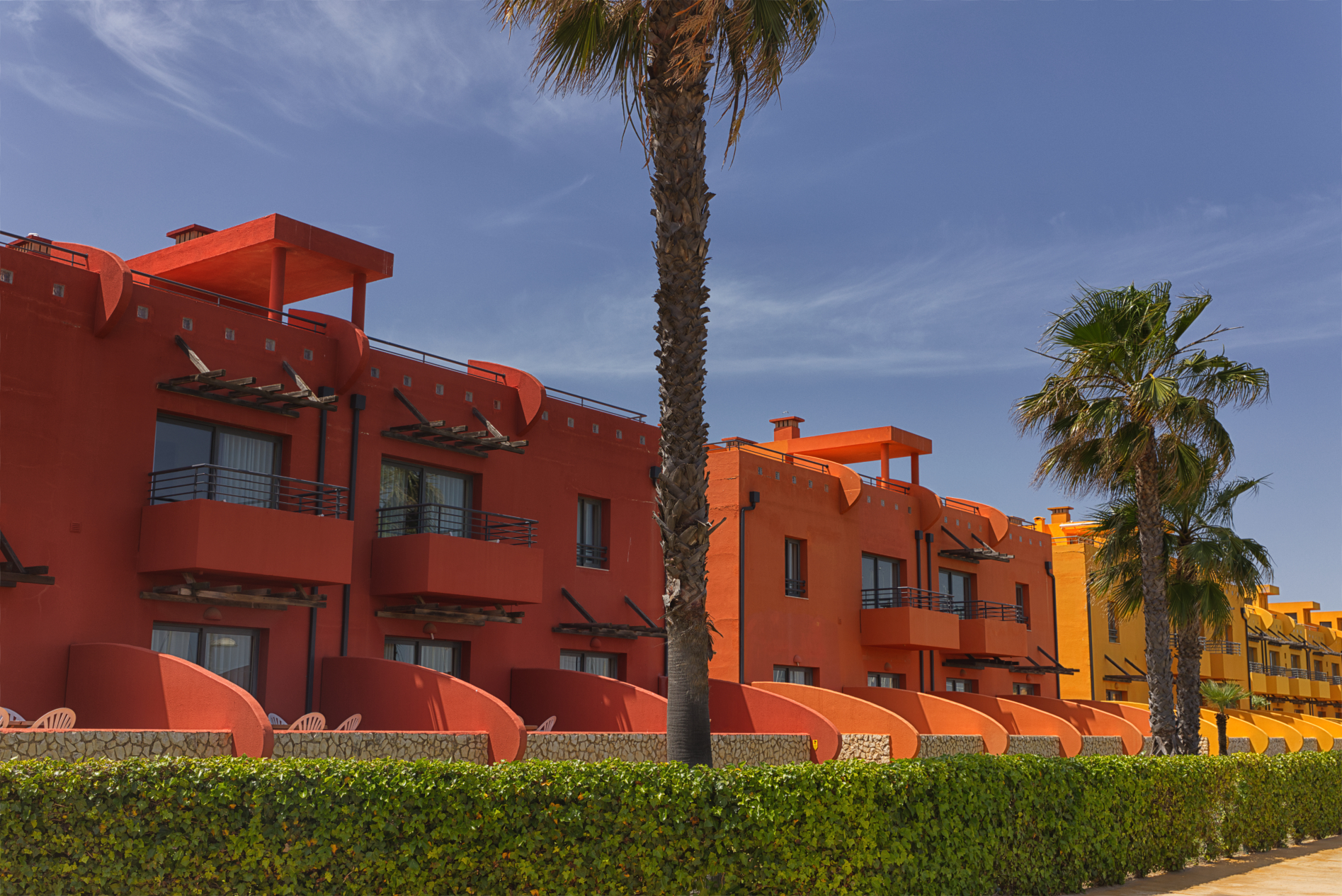 NH Hotel Komplex an der Marina von Portimao